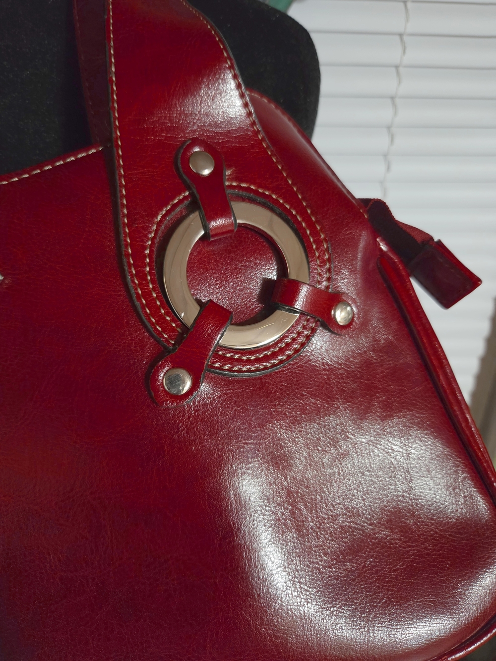 *VERY RARE!* Rina Rich "Prada" Vintage Brilliant Red Purse *READ DESCRIPTION!!* - Picture 6 of 13